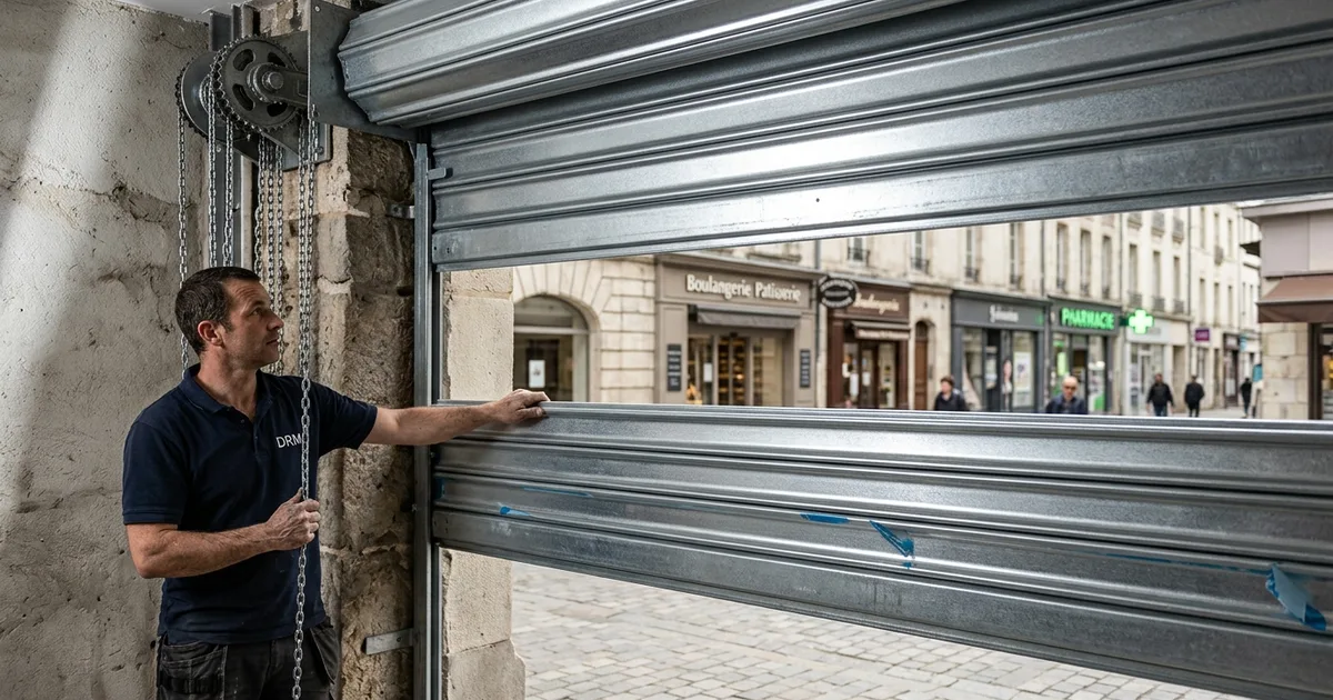 Rideau Métallique et Vent à Nantes 2026 : Classes & Normes